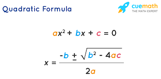 Most popular formulas with calculators. Quadratic Equation Formula Examples Quadratic Formula