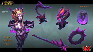 Artstation Dragon Sorceress Zyra Duy Khanh Nguyen League Of Legends Characters Zyra League Of Legends Sorceress