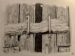 Vieille Porte De Grange Dessinee Par Jean Luc Bouchaud Art Art Painting Digital Painting Tutorials