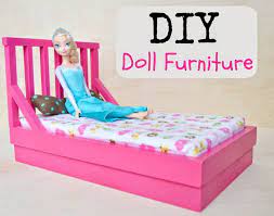 How to make a doll bed using simple household materials:flat box, material, egg carton, stuffing (i used packaging stuffing), glue gun For Your Little Princess Ultra Cutediy Furniture For Barbie Dolls