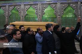 مراسم تشییع و تدفین مرحومه نساءالسادات آل یاسین