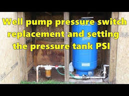 How to set the range and top end. 53 Well Pump Pressure Switch Replacement And Re Pressurizing The Pressure Tank Youtube Pressure Tanks Well Pump Well Pump Pressure Switch