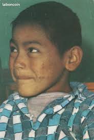 Carte postale Canada Labrador : Patrick Rich petit fils du chef indien  Naskadis Joe Rich