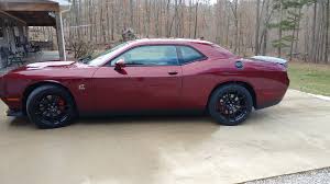 Black And Red Challenger Rt Glennette S Angry Bee 2019 Challenger R T Scat Pack 1320 Octane Red Pearl Coat Dream Cars Scat Pack Challenger