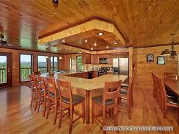 Pigeon Forge Cabin Smokies Tower 6 Bedroom Cabin Kitchens Gatlinburg Cabin Rentals Cabins In Gatlinburg Tn