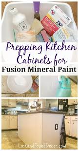 How To Prep Kitchen Cabinets For Painting With Fusion Mineral Paint Fusion Mineral Paint Mineral Paint Kitchen Cabinets Makeover