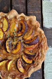 Peach And Thyme Custard Pie Rezepte Mit Obst Custard Pies Rezepte