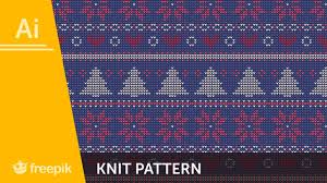Design your own patterns with stitch fiddle. Graphic Design How To Create A Knit Pattern In Adobe Illustrator Beginner Freepik Youtube