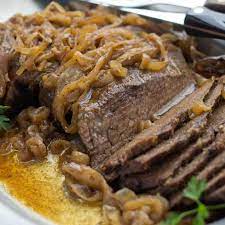 Easy Crockpot London Broil Add Salt Serve Recipe Crockpot London Broil London Broil Recipes Cooking London Broil