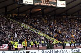 Although scotland takes up one third of the territory of the british isles, its population is not very big. In Pictures Scotland V England 1999 Daily Record
