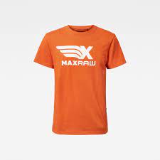 Max Graphic T Shirt Redbush Orange G Star Raw In 2021 Hemd Shirts G Star Raw
