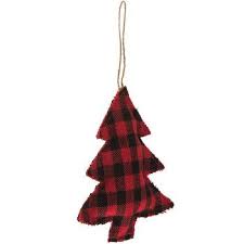 Black And White Buffalo Plaid Christmas Tree Clipart Red Buffalo Check Tree Ornament Rustic Christmas Ornaments Homemade Ornaments Buffalo Check Fabric