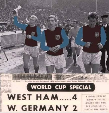 59 years ago today West Ham won the World Cup ⚒️
