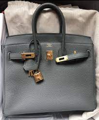 Rose hermès is the second chapter of hermès beauty. Hermes Birkin 25 Vert Amande Togo Gold Hardware D Vendome Monte Carlo