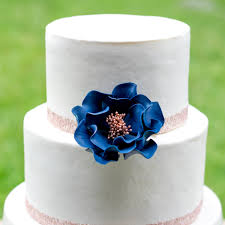Though the purpose of table runners (and times) has changed, you can still dine like a royal with our collection of affordable table runners. Navy And Rose Gold Open Rose Sugar Flower Unique Wedding Cake Topper Clearance