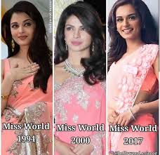 Aishwarya Rai Priyanka Chopra And Manushi Chillar Miss World Beauty Instagram