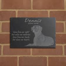 Personalized pet memorial gifts make a great addition to any home. Personalised Slate Pet Memorial Grave Marker Plaque