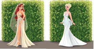 Si tu souhaites jouer à princesse disney création de robes, clique gauche sur play 2 fois de suite. Cet Illustrateur A Imagine Toutes Les Princesses Disney En Magnifiques Robes De Mariees