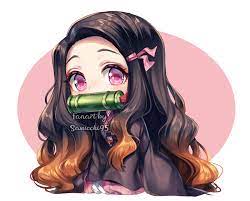 Nezuko used her demonic powers to become a cute chibi character on this demon slayer kimono. Chibi Nezuko By Sasucchi95 On Deviantart Chibi Anime Kawaii Anime Chibi Cute Anime Chibi