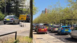 *through partnership with department of health and human services. In Pictures Hundreds Queue For Coronavirus Drive Through Testing In Milton Keynes Mkfm 106 3fm Radio Made In Milton Keynes