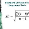 Arranging the given data in descending order: 1