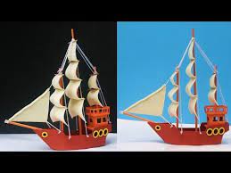 The magnetic tape is sturdier than masking tape and will not damage the paint. Diy Boat Made From Waste Cardboard At Home For Room Decor Diy Decor Ideas Art And Craft Youtube Diy Art Projects Crafts Diy Decor