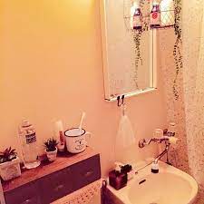 バス トイレ salut フェイクグリーン diy セリア などのインテリア実例 2016 01 31 23 23 23 roomclip ルームクリップ ユニットバス ユニットバス インテリア 小さい部屋のデザイン