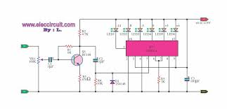 This is connected so that with ov12 at. Dl 0189 Lm3914 Vu Meter Circuit Diagram Download Diagram