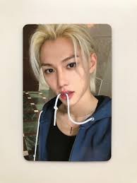 Stray Kids Felix Rock Star Soundwave 1st Popup Giveaway Official Photo Card 