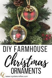 Diy Farmhouse Christmas Ornaments Farmhouse Christmas Ornaments Christmas Ornaments Outdoor Christmas Tree Decorations