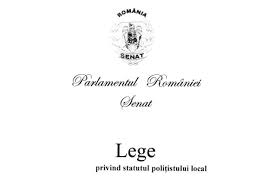 (1) prezenta lege reglementeaz regimul general al raporturilor juridice de serviciu ale ofierilor de poliie , standardele de conduit ale acestora. Politistii Locali Vor Avea Propriul Statut