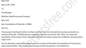 However, that question is not easily answered because every business is unique. Sample Letter To Cancel Business Insurance Policy