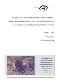 Check spelling or type a new query. Southern Brown Bandicoot Conservation Management Plan