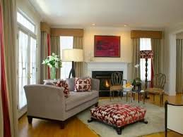 Neutral Living Room With Coordinating Red Accents Small Living Rooms Living Room Red Daybed In Living Room