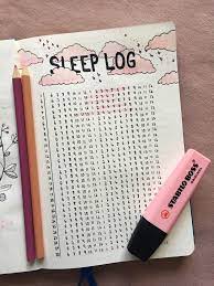Sleep Log Monthly Sleep Log For Your Bullet Journal Bulletjournal Bujo B Bullet Journal Ideas Pages Bullet Journal Mood Tracker Ideas Bullet Journal Books