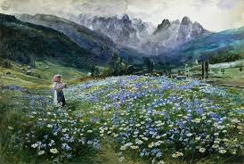 An Alpine Meadow By John Macwhirter Photo By C Fine Art Photographic Library Corbis Corbis Via Getty Images Custom Wall Art Art Art Gallery