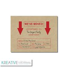 Change Of Address Announcement Cardboard Box New Address Kraft Paper Available Personaliz New Address Cards Change Of Address New Address Announcement