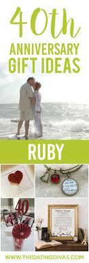 Once the photos are complete, print and frame your favorite as an extra surprise. 85 Of The Best Anniversary Gifts By Year The Dating Divas 40th Anniversary Gifts 40th Wedding Anniversary Anniversary Gifts 40 Years