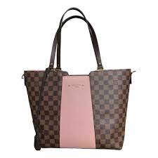 Its flat handles mean it can be carried by hand or worn on the. Jersey Cloth Tote Louis Vuitton Pink In Cloth 12065285