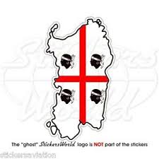 Italien ist in diesen tagen schwer gebeutelt. Sardinien Landkarte Flagge Italien Fahne Vinyl Sticker Aufkleber 110mm Ebay