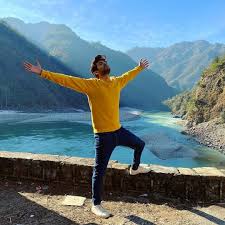 Image May Contain One Or More People People Standing Mountain Outdoor Nature And Water Best Poses For Men Good Poses Crush Pics