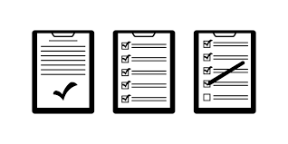 Set of checkmarked document icons 26604478 Vector Art at Vecteezy