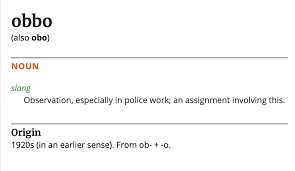 Definition Of Obbo Definitions Oxford Dictionaries Meant To Be