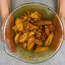 Ingredients for teriyaki chicken wings. Pvat876 Dmm M