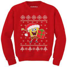 Amazon Com Tstars Spongebob Santa Ugly Christmas Sweater Toddler Kids Sweatshirt Clothing Shoes Jewelry