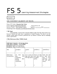 An effective cover letter can convince the recruiter to devote time to actually reading your resume instead of the typical six se. Doc Fs 5 Learning Assessment Strategies On Content Validity Of Tests Phillip Jhun Lim Academia Edu