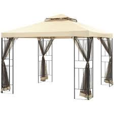 Mainstays Cabin Garden House 10 X 10 Gazebo Walmart Com Gazebo Patio Canopy Canopy Outdoor