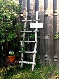 Birch Tree Bark And Stone Coupon Make A Ladder Out Of Fallen Aspen Branches A Nice Garden Accent Or I Am Thinking Indoors With Blankets Birch Tree Decor Tree Branch Crafts Tree Branch Decor