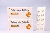 Febuxostat 40mg Tablets All India at ₹ 999/box | Febuxostat Tablets in Ambala | ID: 23255897588
