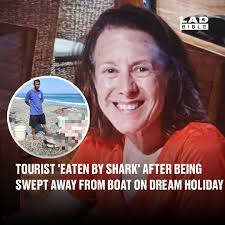 Human remains were later found inside a shark.